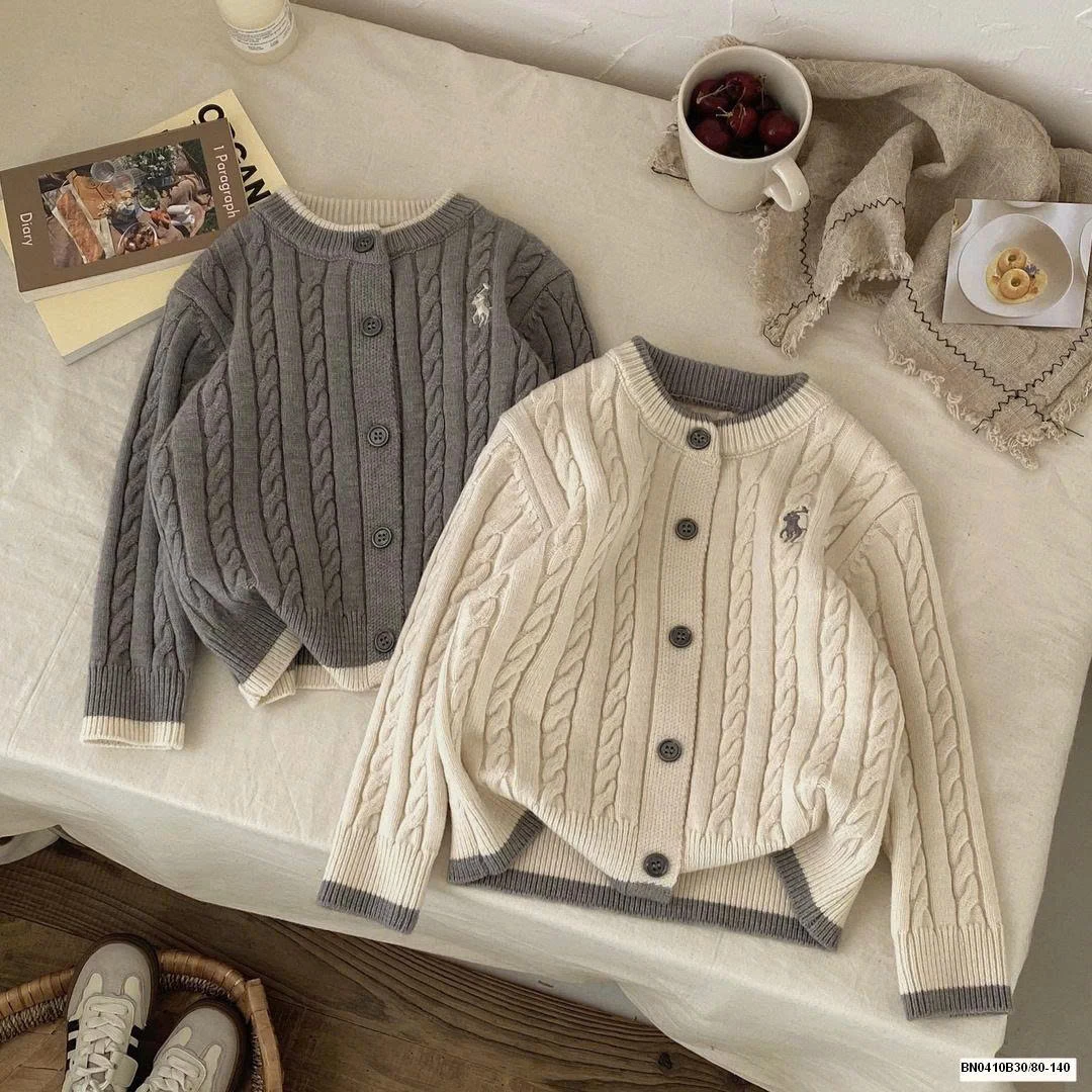 CARDIGAN LEN XOẮN THỪNG THÊU NGỰA