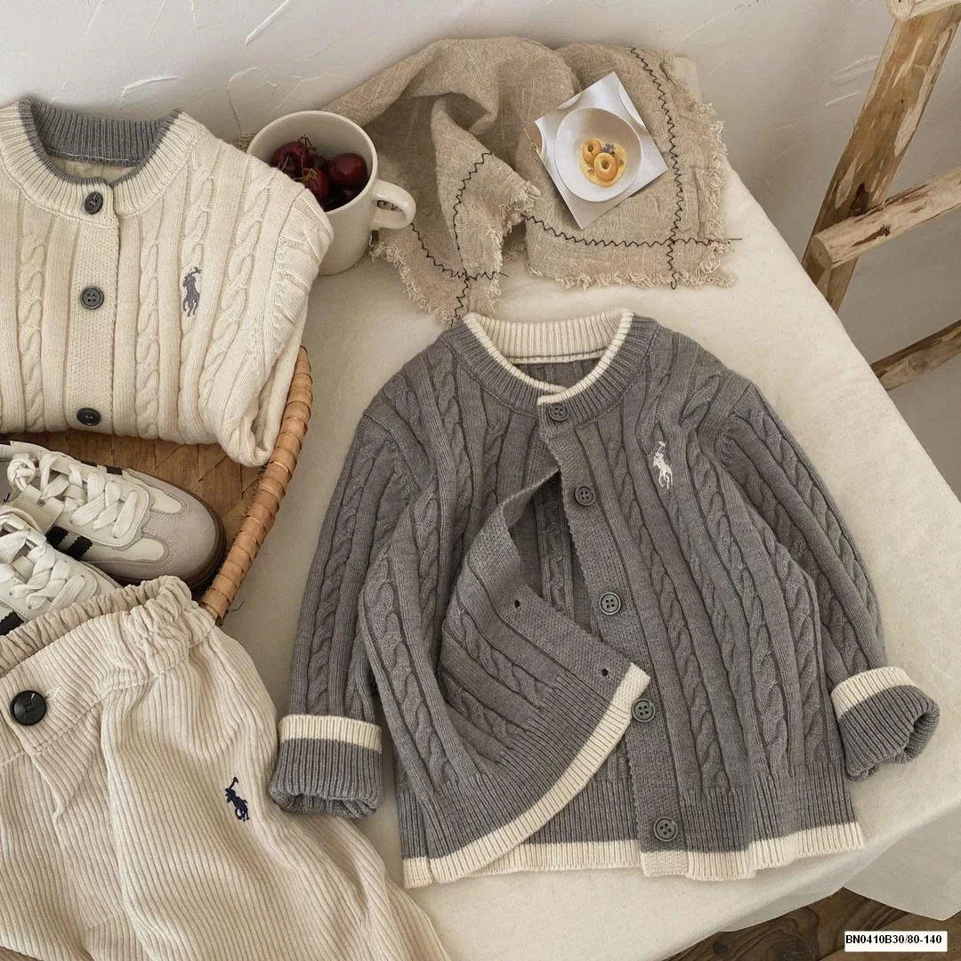 CARDIGAN LEN XOẮN THỪNG THÊU NGỰA