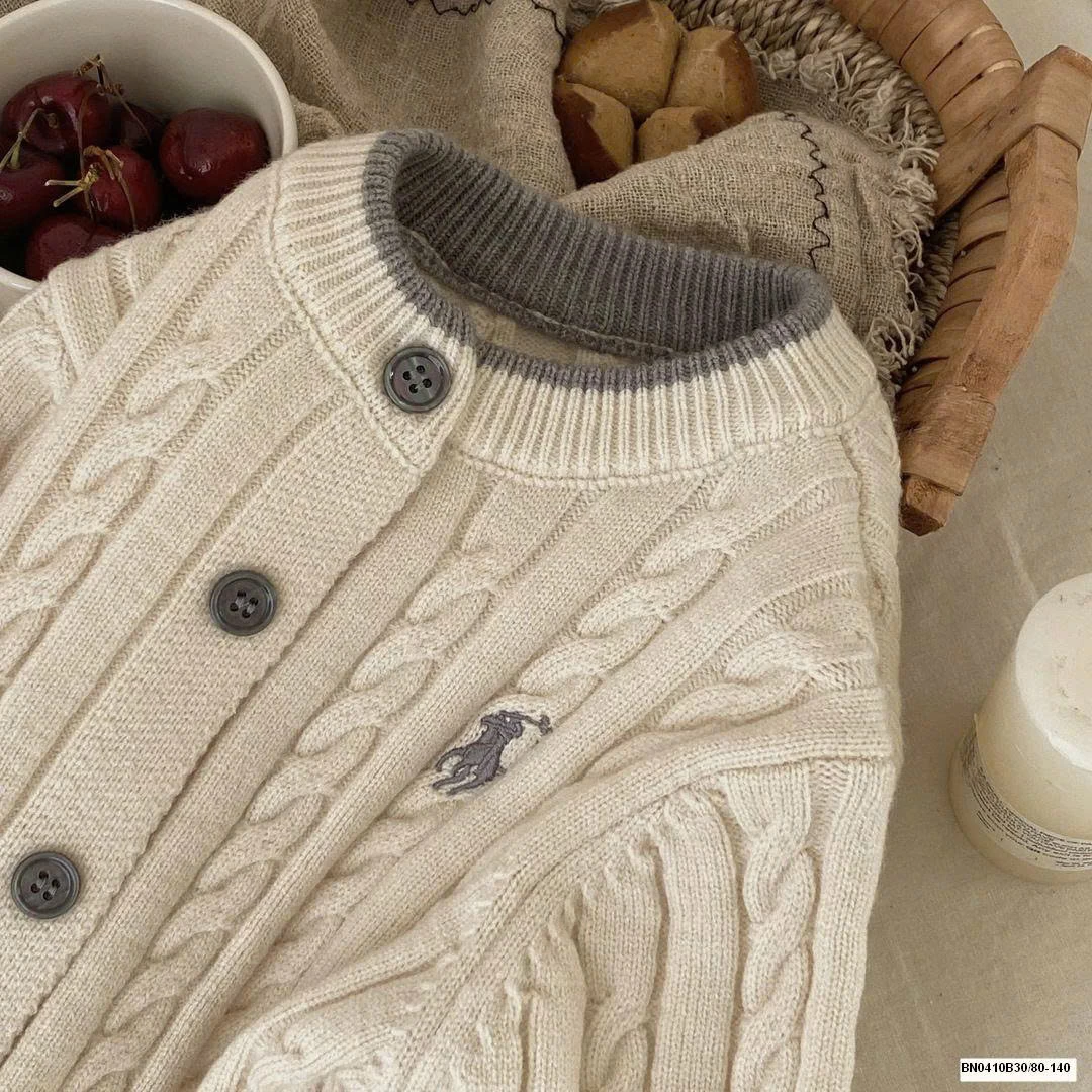 CARDIGAN LEN XOẮN THỪNG THÊU NGỰA