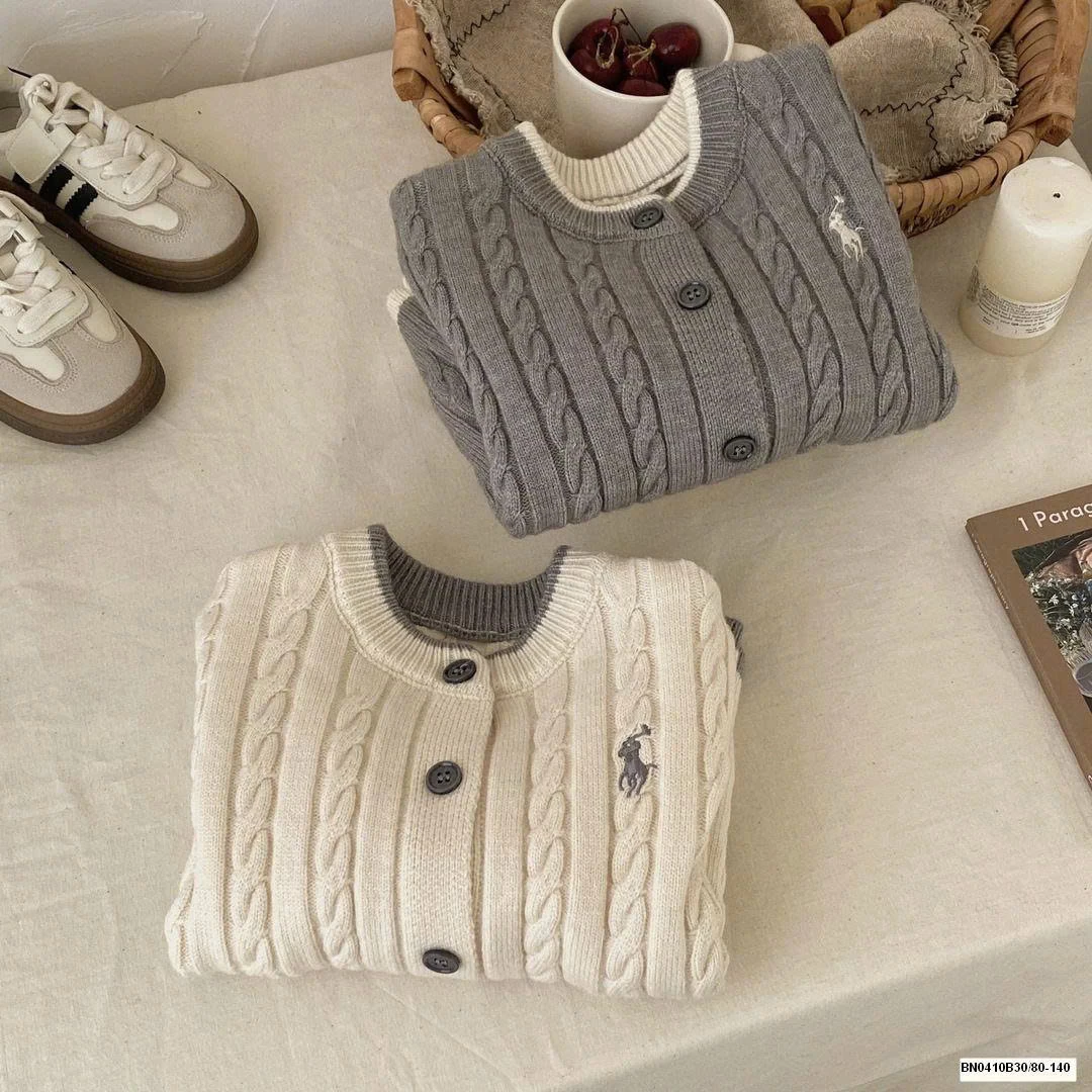 CARDIGAN LEN XOẮN THỪNG THÊU NGỰA