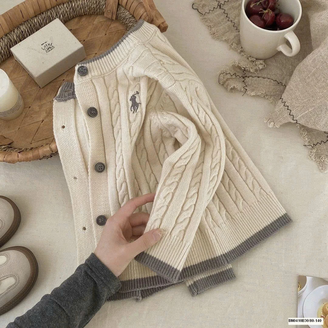 CARDIGAN LEN XOẮN THỪNG THÊU NGỰA