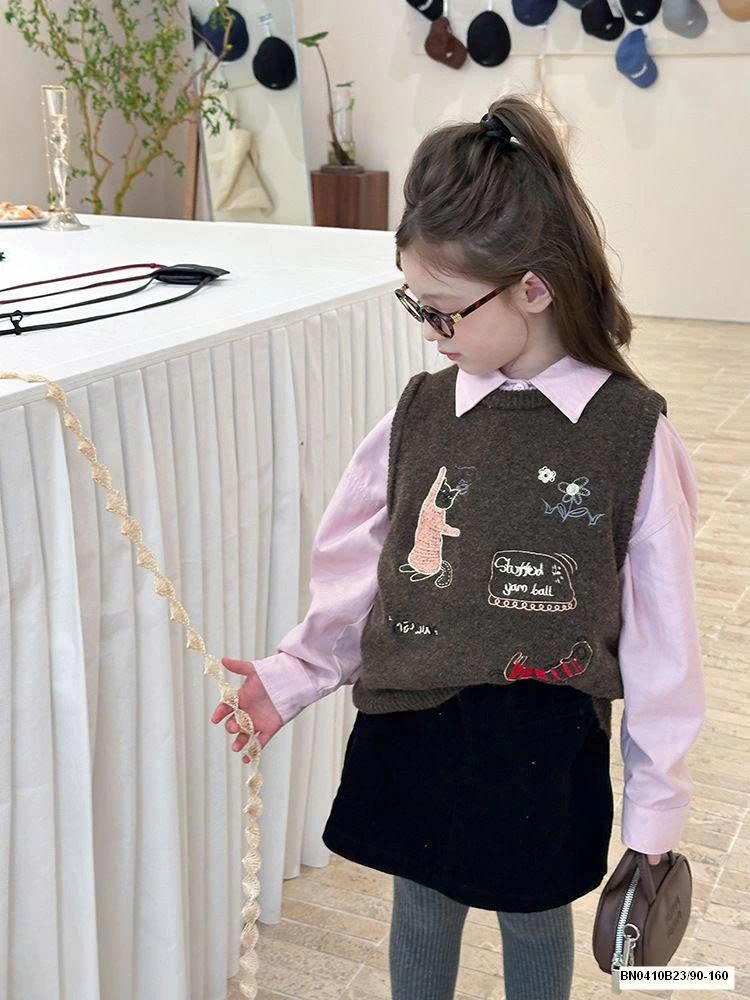 ÁO GILE LEN CON MÈO  AMBB 25G093