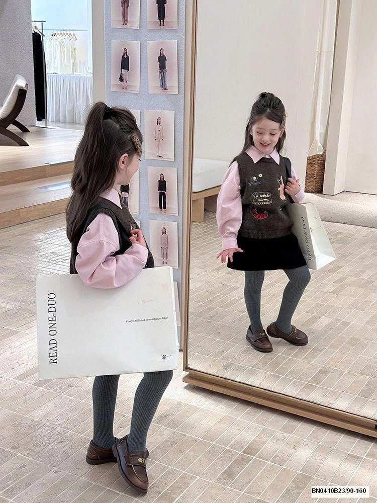 ÁO GILE LEN CON MÈO  AMBB 25G093