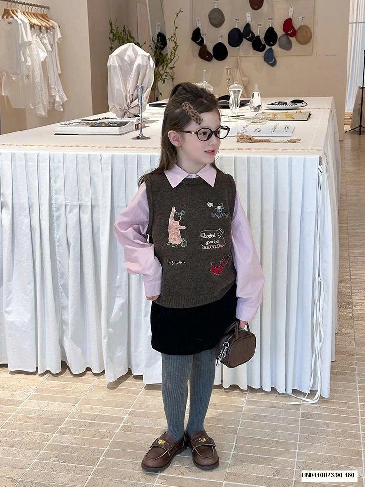 ÁO GILE LEN CON MÈO  AMBB 25G093