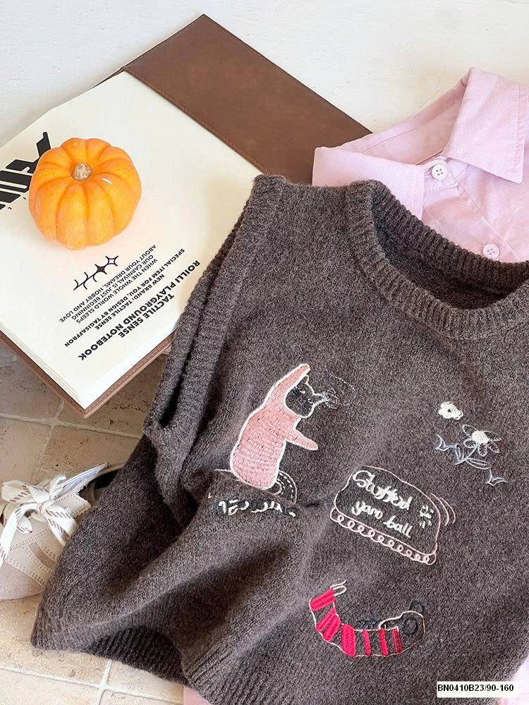 ÁO GILE LEN CON MÈO  AMBB 25G093