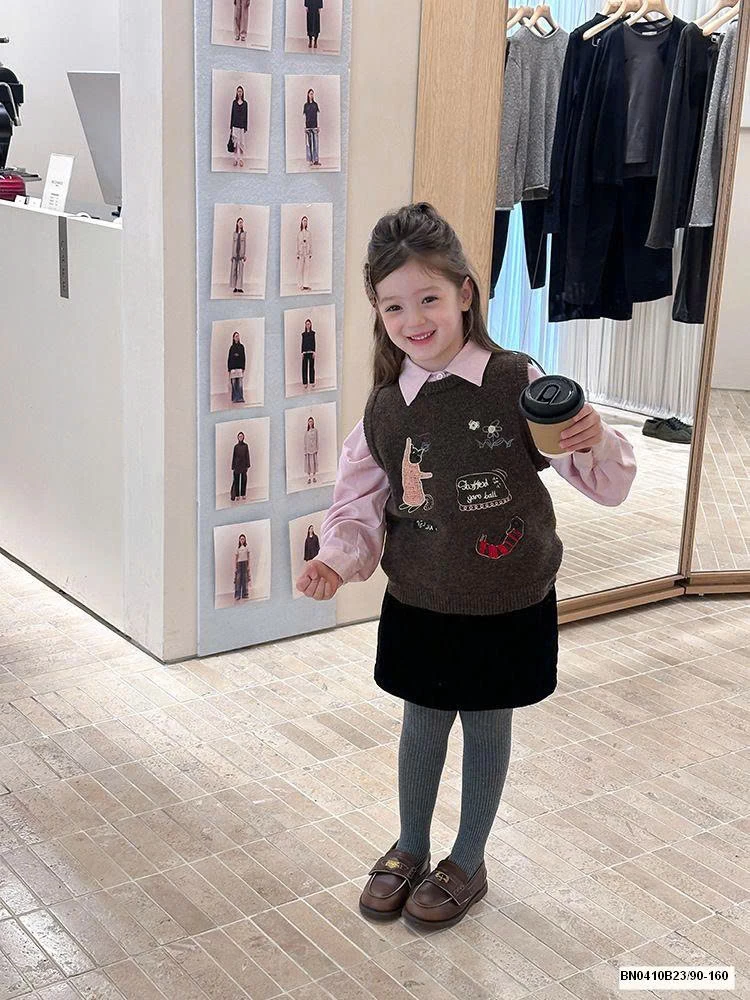 ÁO GILE LEN CON MÈO  AMBB 25G093