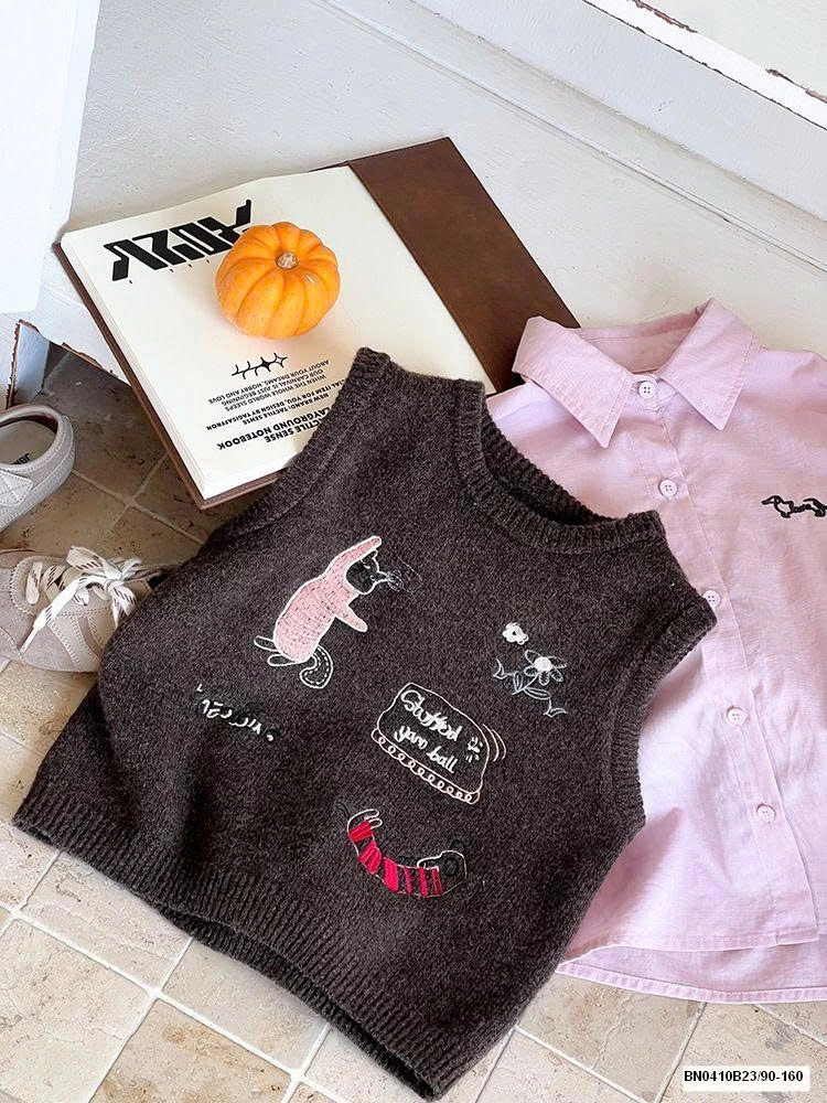 ÁO GILE LEN CON MÈO  AMBB 25G093