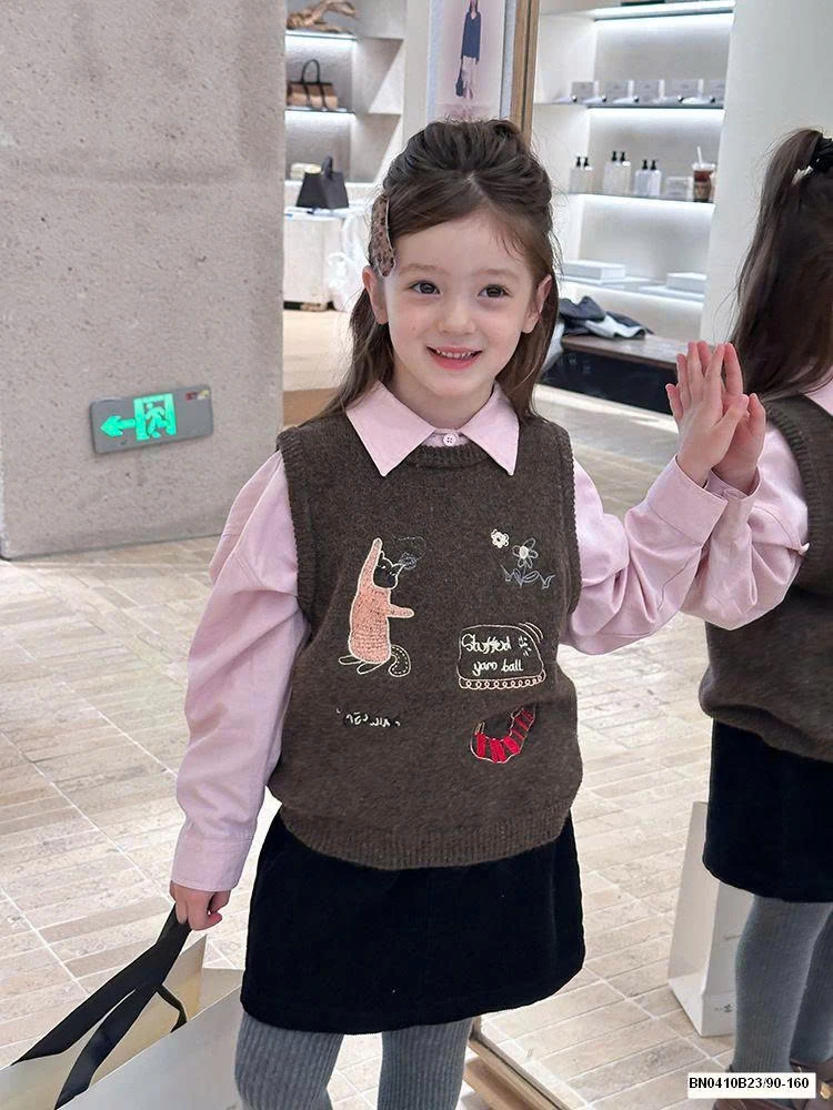 ÁO GILE LEN CON MÈO  AMBB 25G093