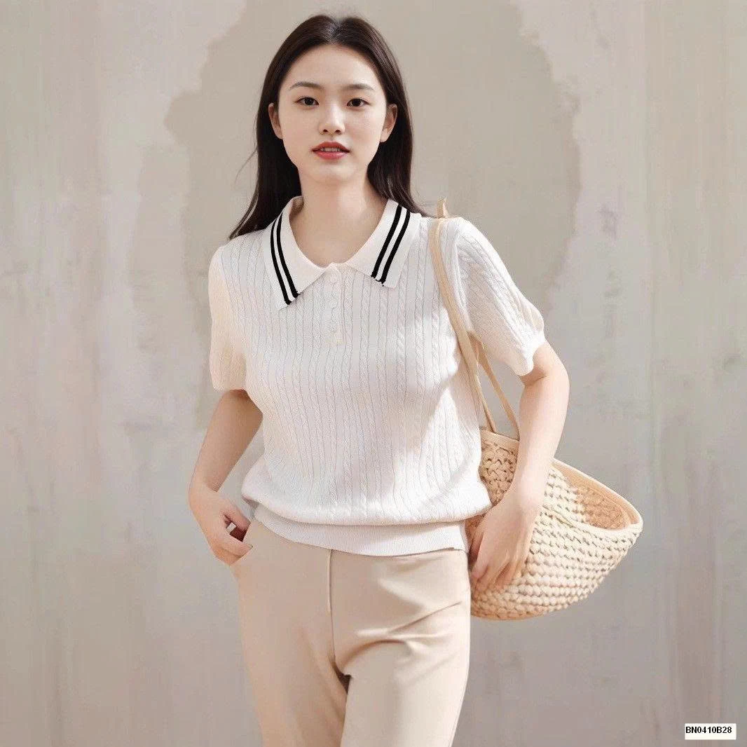 ÁO POLO LEN NGẮN TAY