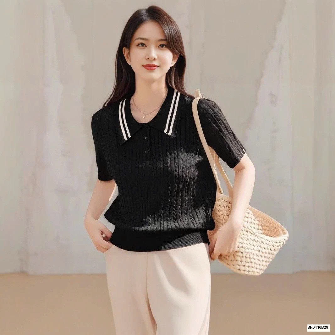 ÁO POLO LEN NGẮN TAY