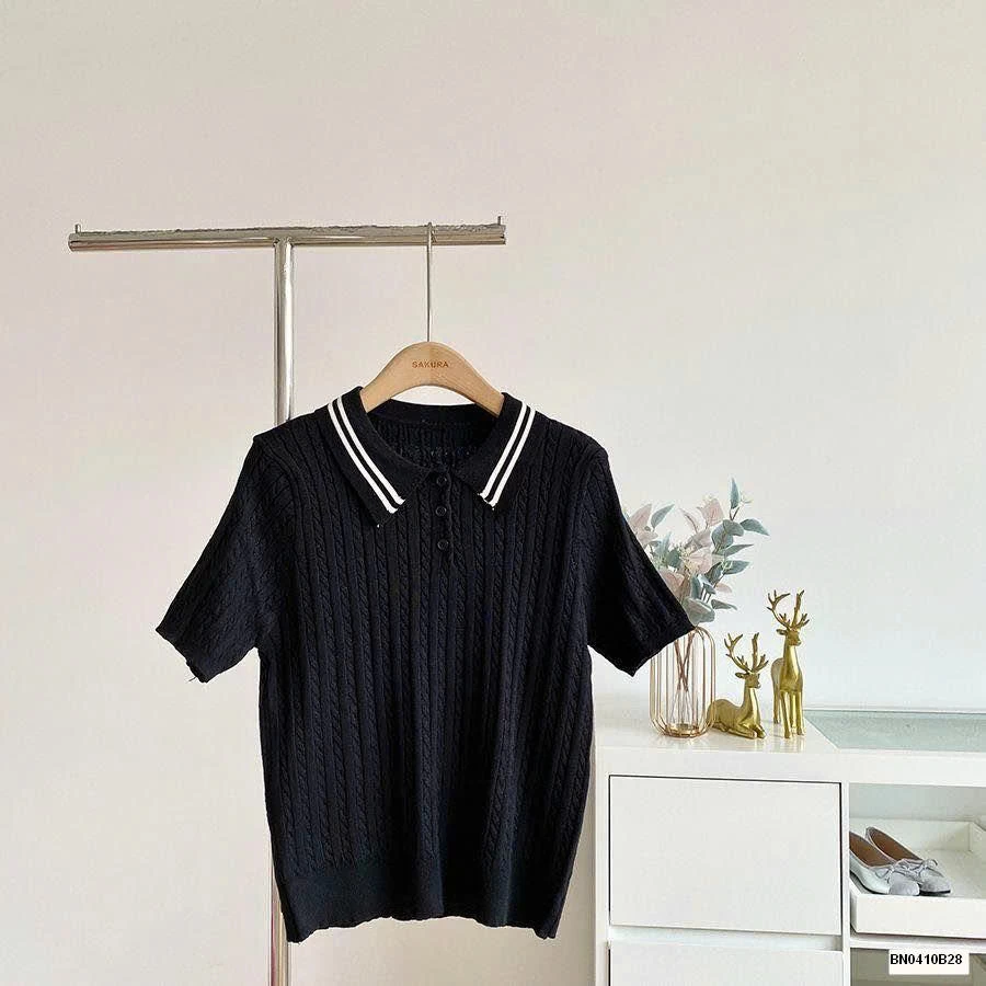 ÁO POLO LEN NGẮN TAY