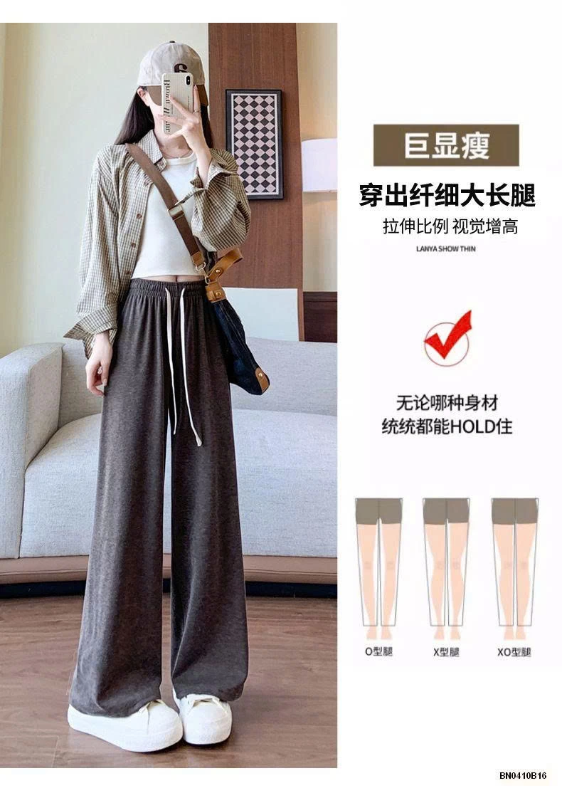 QUẦN COTTON ỐNG RỘNG