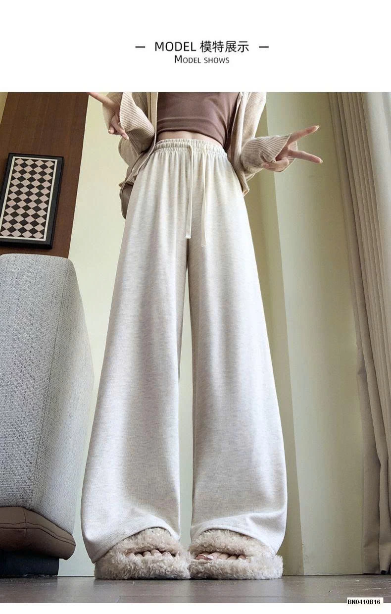 QUẦN COTTON ỐNG RỘNG