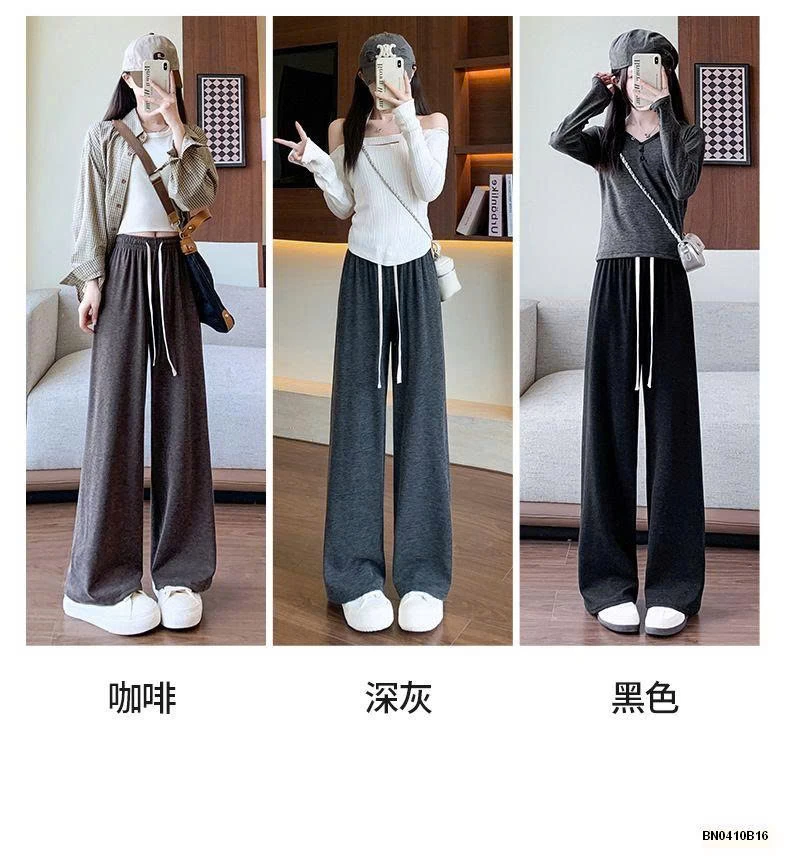 QUẦN COTTON ỐNG RỘNG