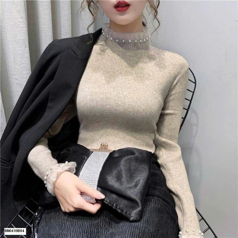 ÁO LEN GIỮ NHIỆT ĐÍNH NGỌC