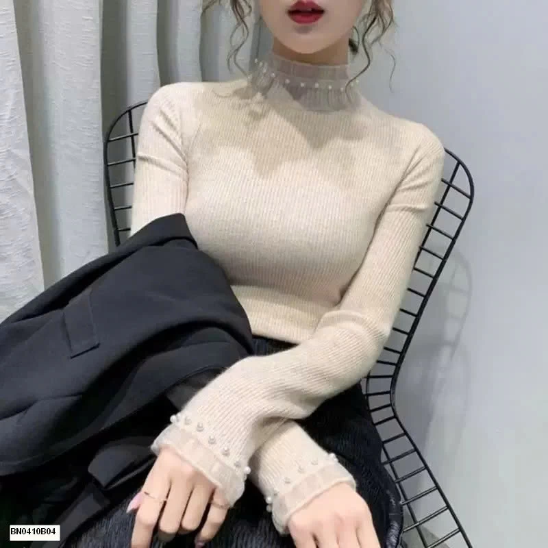 ÁO LEN GIỮ NHIỆT ĐÍNH NGỌC