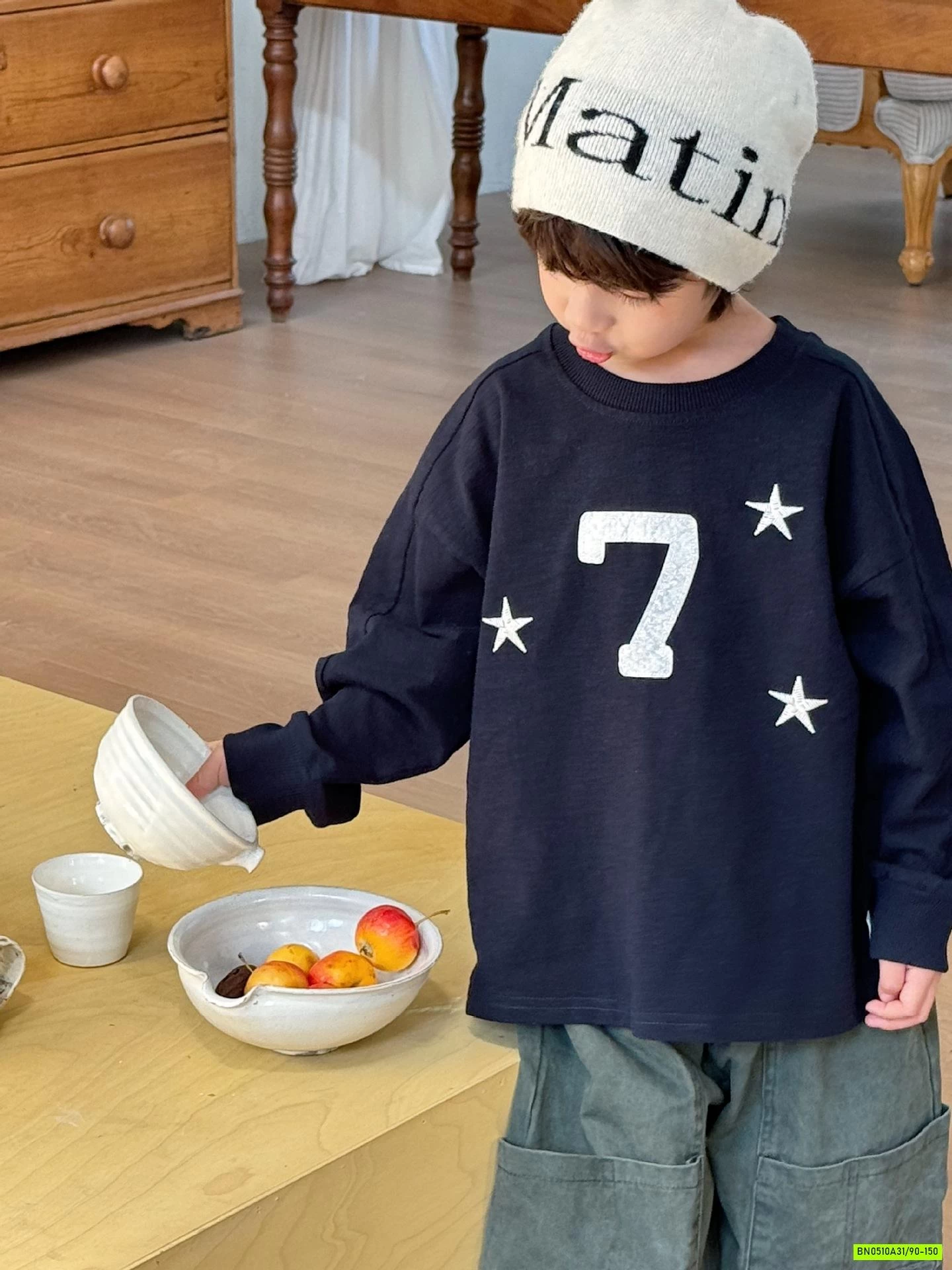 ÁO THUN THÊU SỐ 7