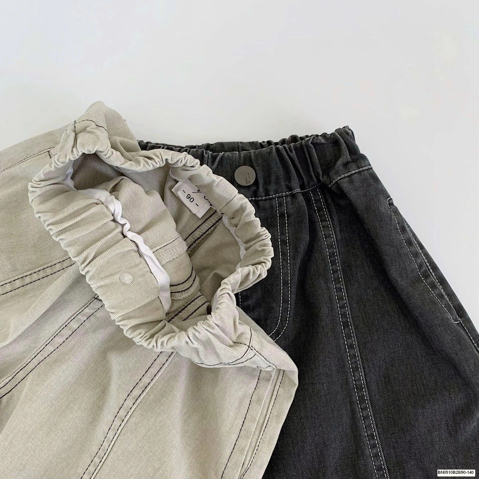 QUẦN CHỈ NỔI CẠP CHUN DÁNG RỘNG