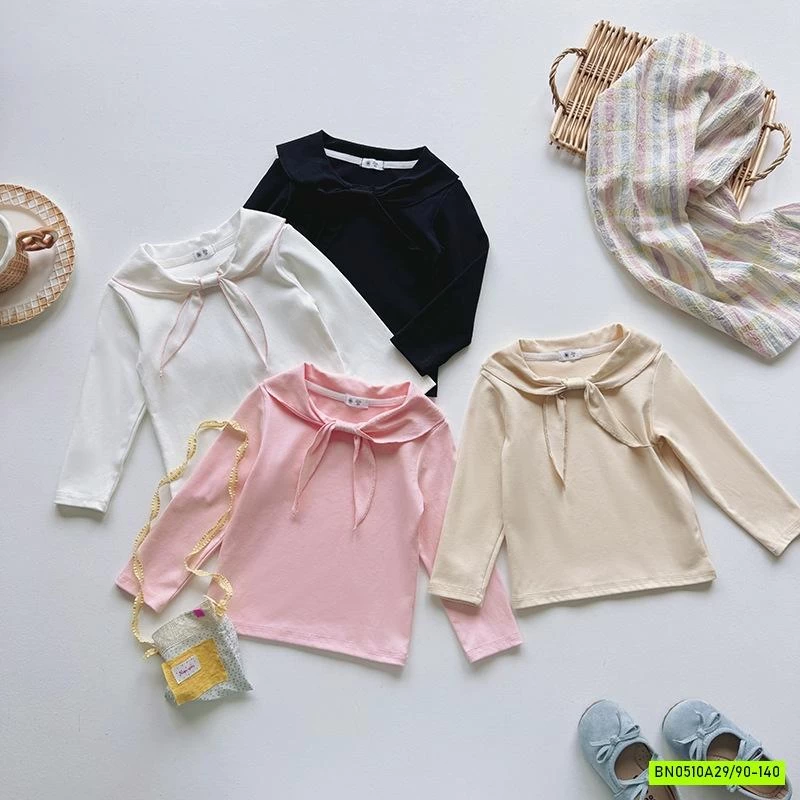 ÁO THUN CỔ GIẢ KHĂN BUỘC