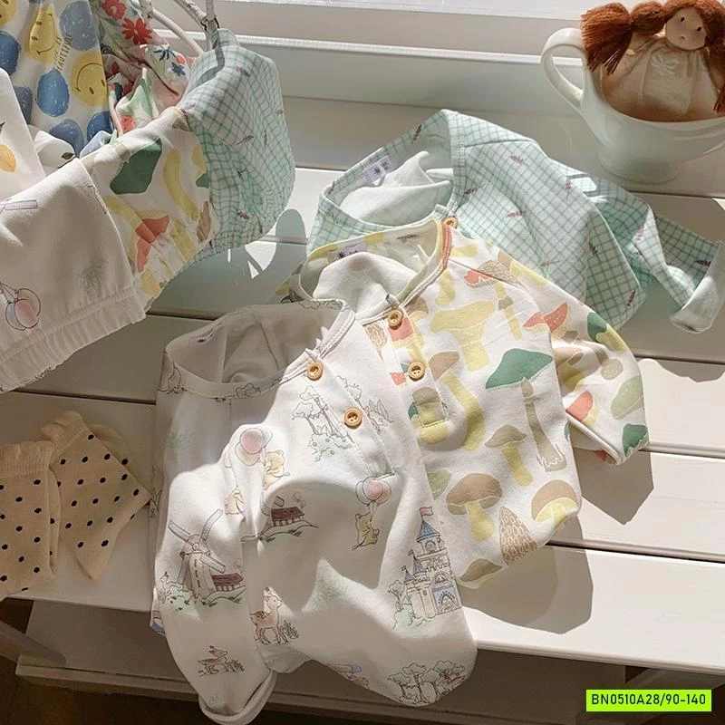 BỘ COTTON HỌA TIẾT MÙA THU.