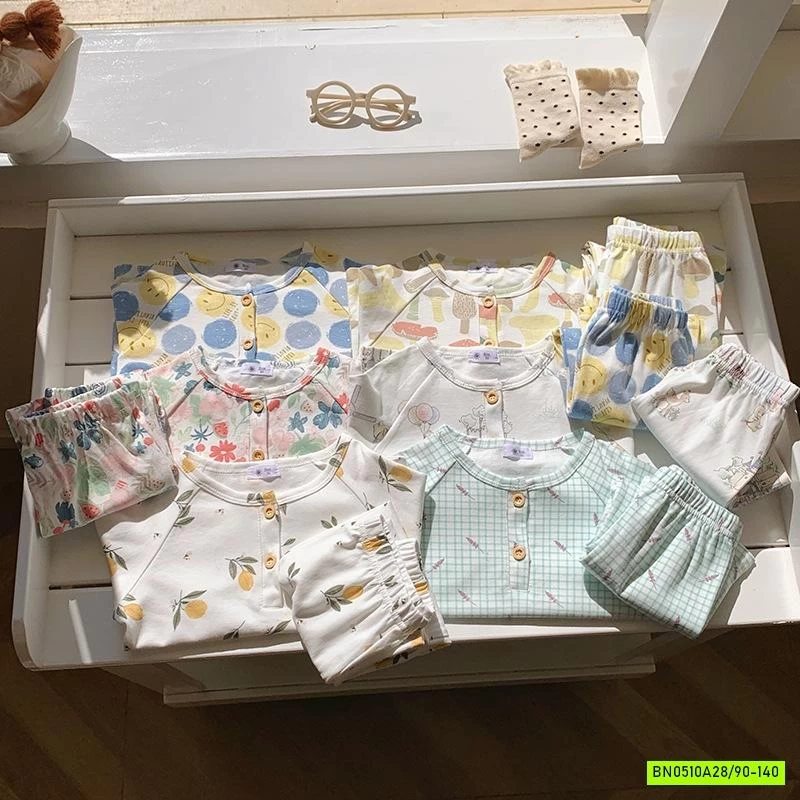 BỘ COTTON HỌA TIẾT MÙA THU.