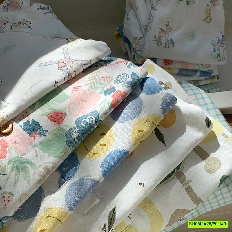 BỘ COTTON HỌA TIẾT MÙA THU.