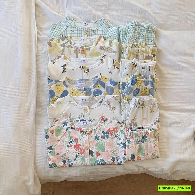 BỘ COTTON HỌA TIẾT MÙA THU.