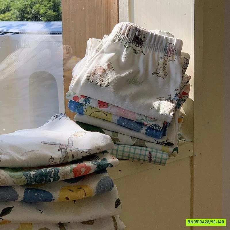 BỘ COTTON HỌA TIẾT MÙA THU.