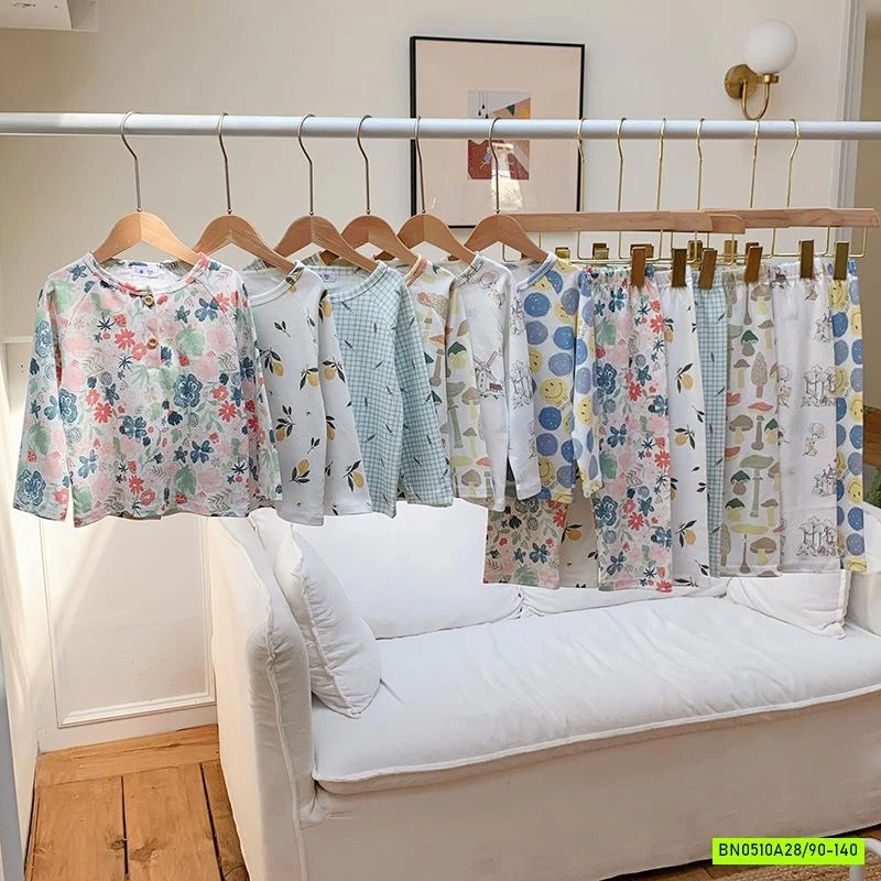 BỘ COTTON HỌA TIẾT MÙA THU.