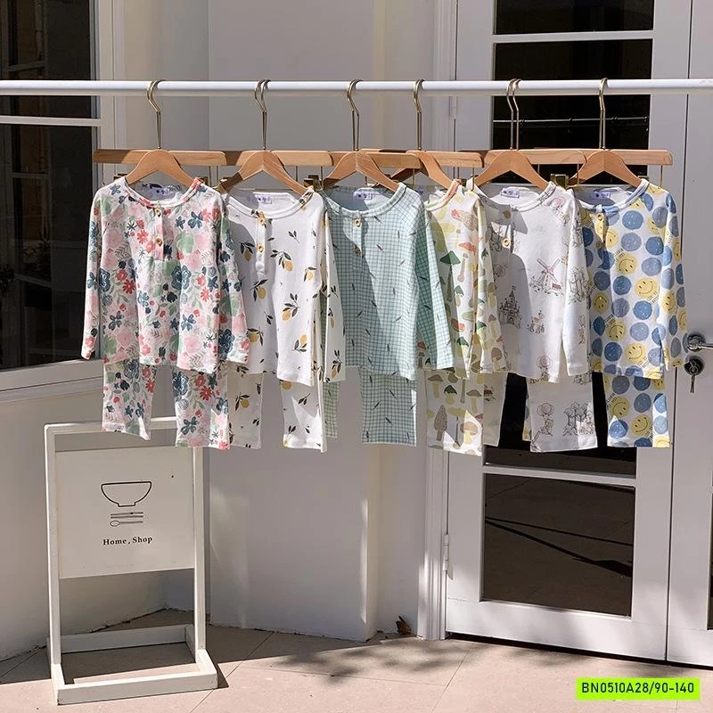 BỘ COTTON HỌA TIẾT MÙA THU.