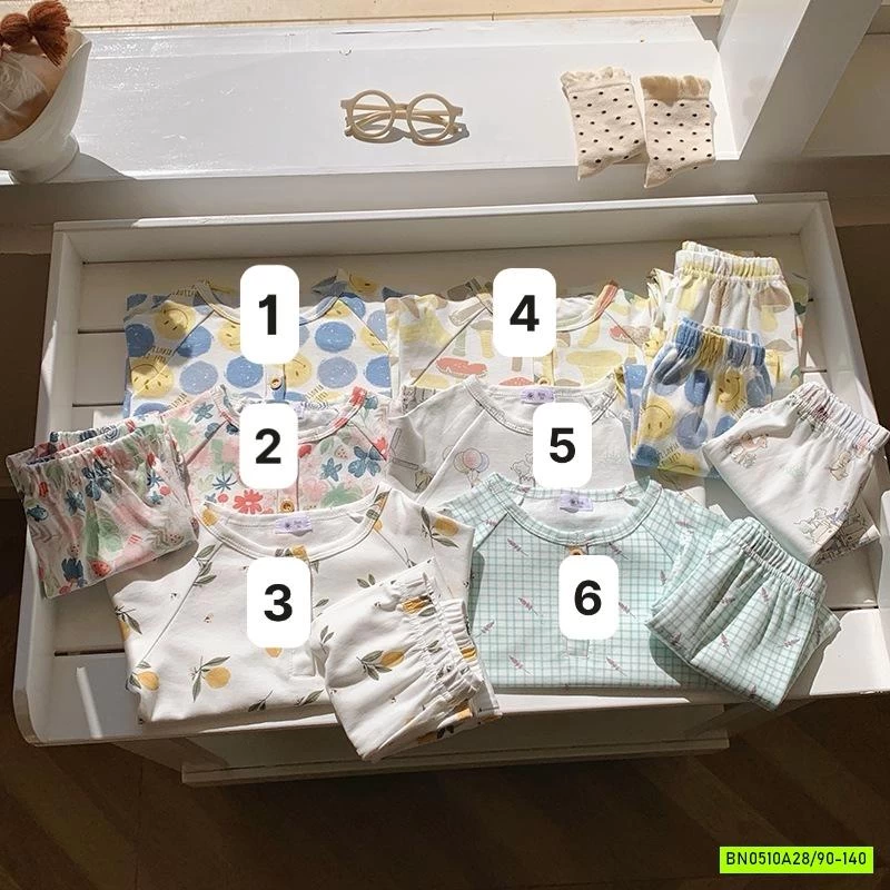 BỘ COTTON HỌA TIẾT MÙA THU.