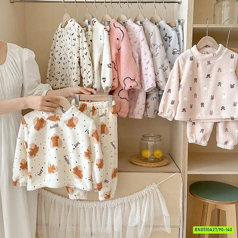 BỘ LÔNG CỪU CỔ TRÒN HỌA TIẾT