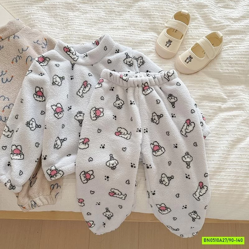 BỘ LÔNG CỪU CỔ TRÒN HỌA TIẾT