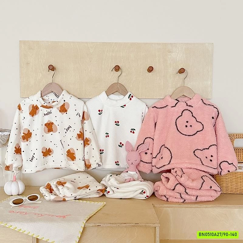 BỘ LÔNG CỪU CỔ TRÒN HỌA TIẾT