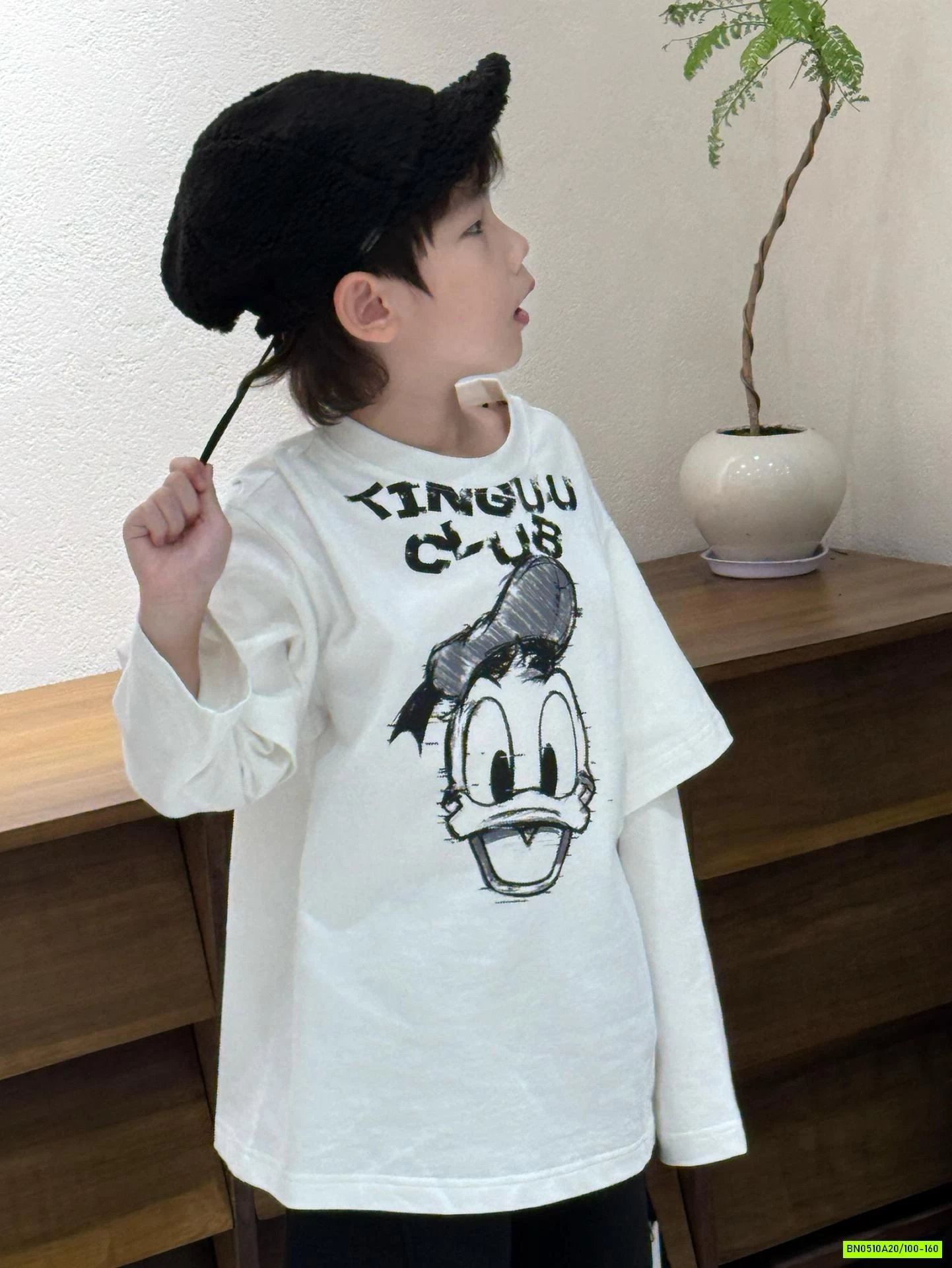 ÁO THUN VỊT DONAL GIẢ 2 LỚP