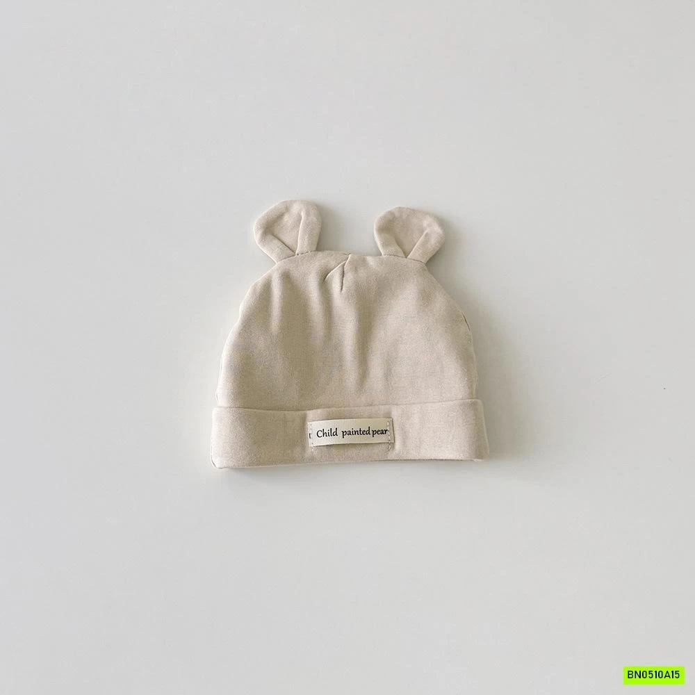 MŨ COTTON TAI GẤU