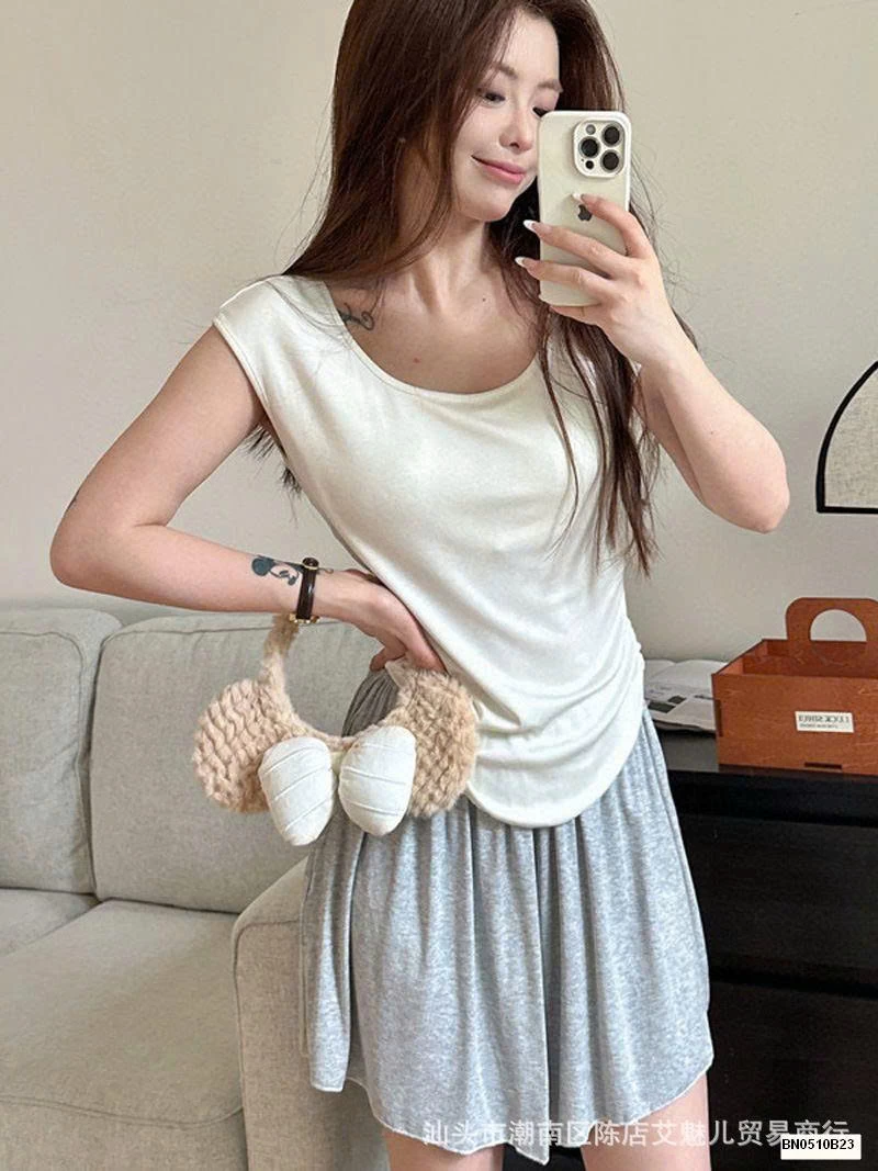 BỘ NGỦ COTTON MỀM CỘC TAY