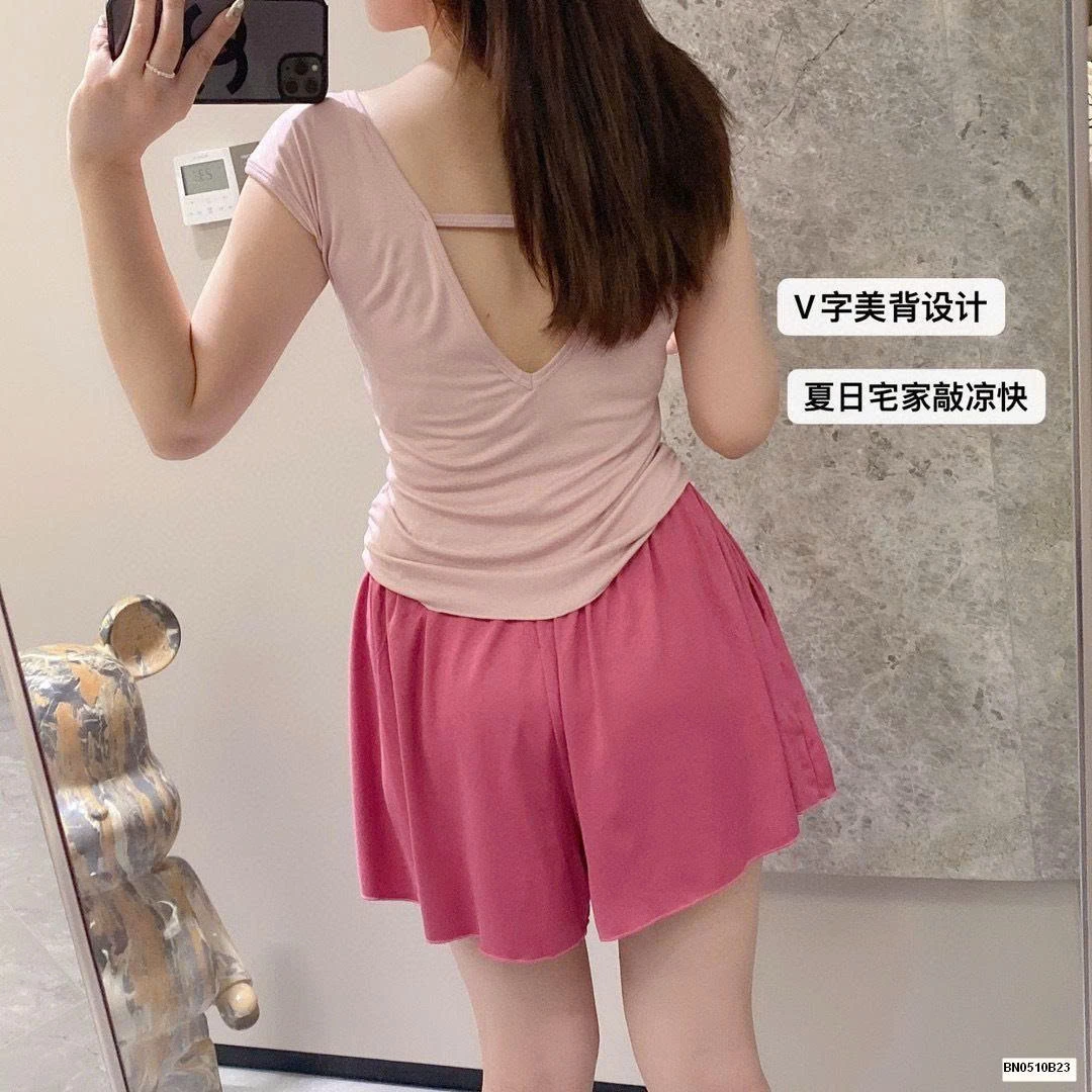 BỘ NGỦ COTTON MỀM CỘC TAY