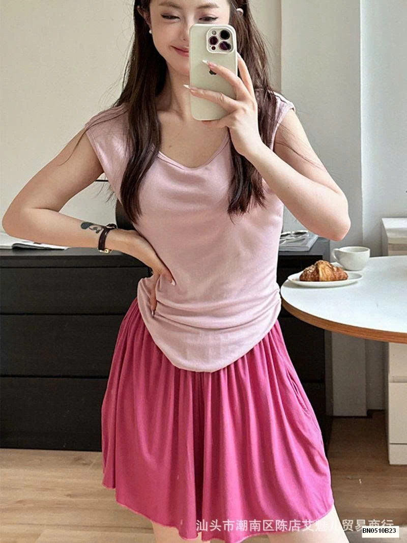 BỘ NGỦ COTTON MỀM CỘC TAY