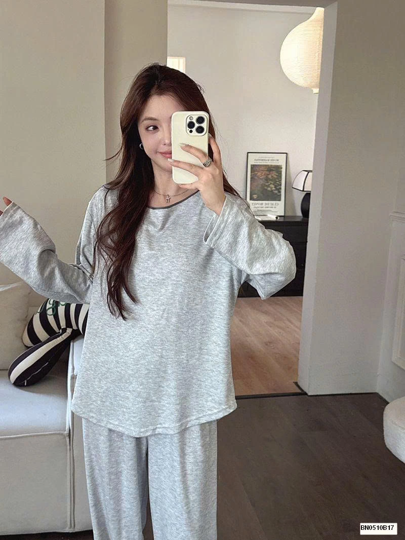 BỘ NGỦ COTON TRƠN MÙA THU