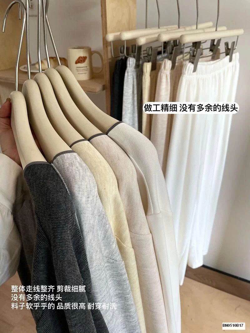 BỘ NGỦ COTON TRƠN MÙA THU