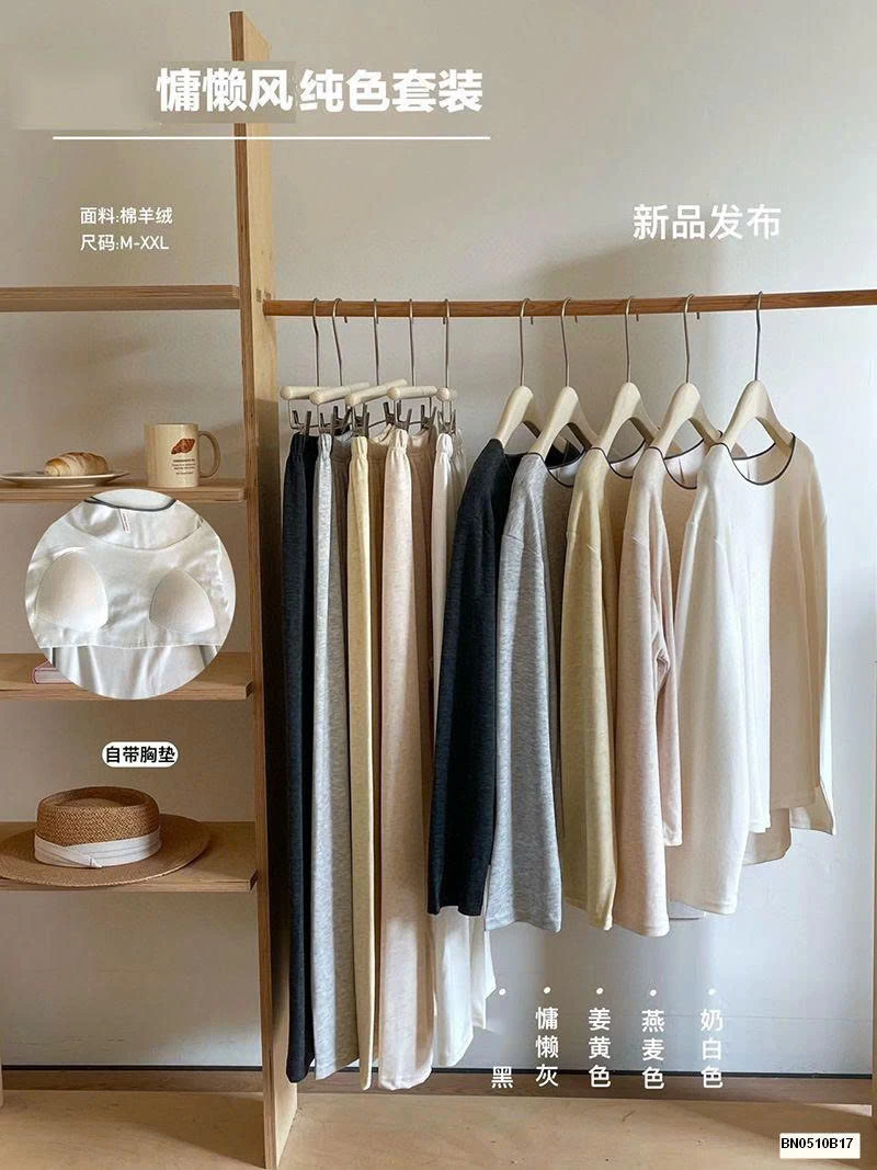 BỘ NGỦ COTON TRƠN MÙA THU