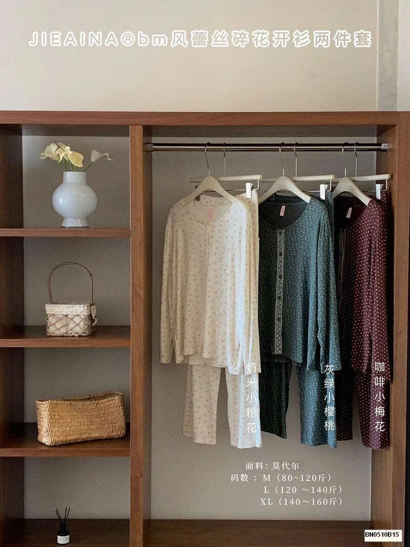 BỘ NGỦ HOA NHÍ CHO NỮ