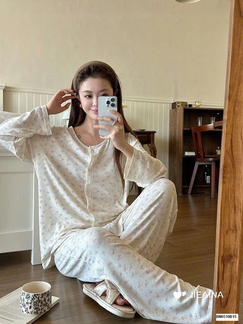 BỘ NGỦ HOA NHÍ CHO NỮ