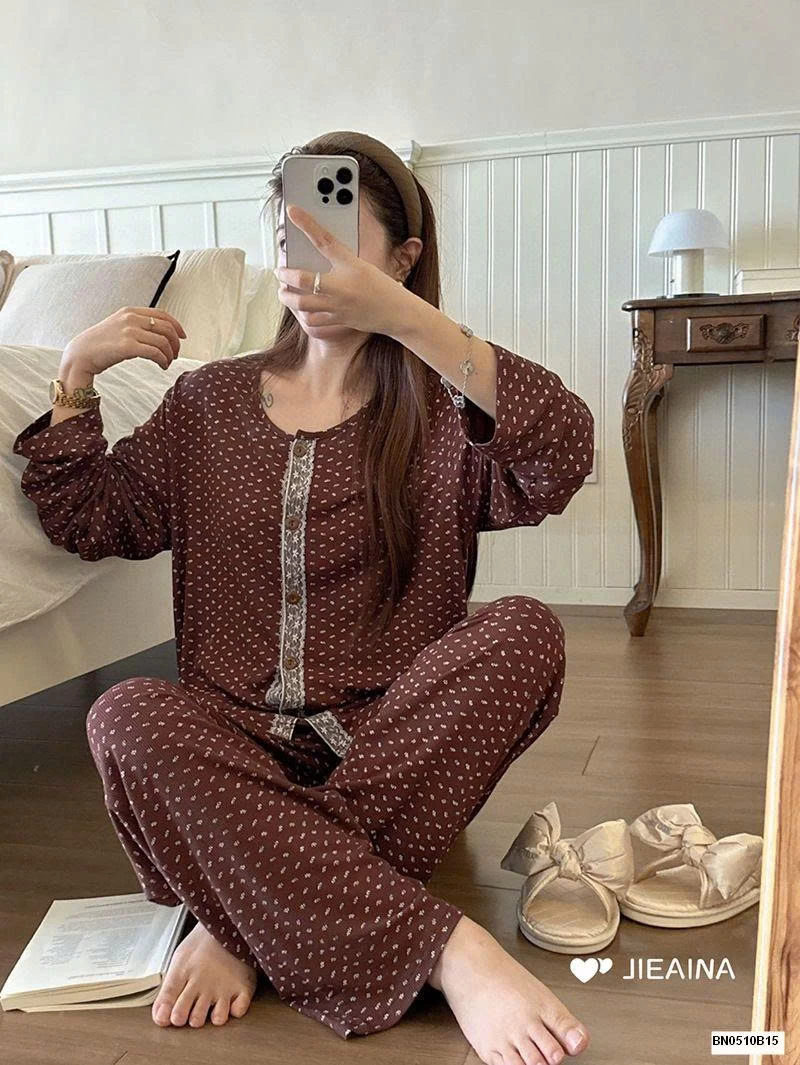 BỘ NGỦ HOA NHÍ CHO NỮ