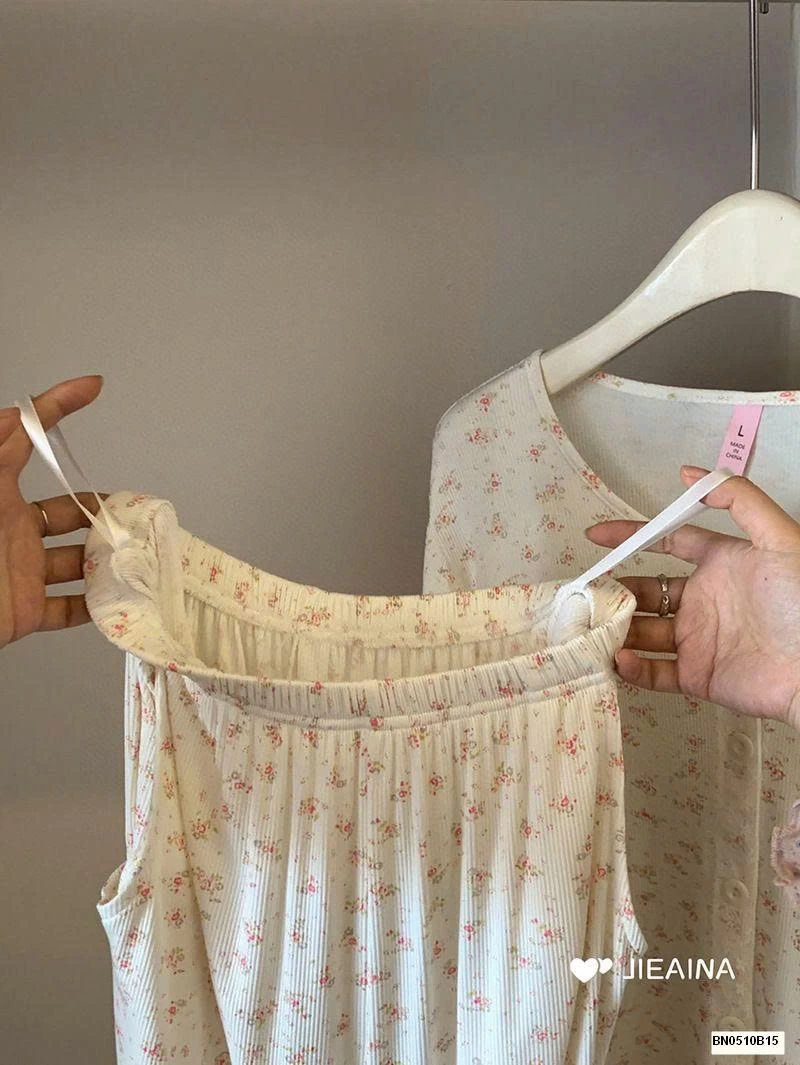 BỘ NGỦ HOA NHÍ CHO NỮ