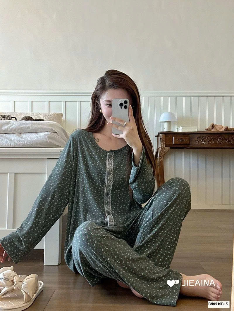 BỘ NGỦ HOA NHÍ CHO NỮ