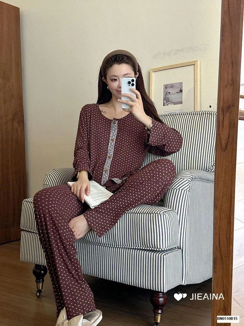 BỘ NGỦ HOA NHÍ CHO NỮ