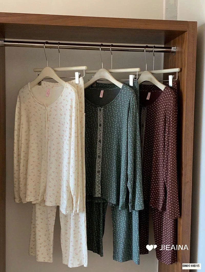 BỘ NGỦ HOA NHÍ CHO NỮ