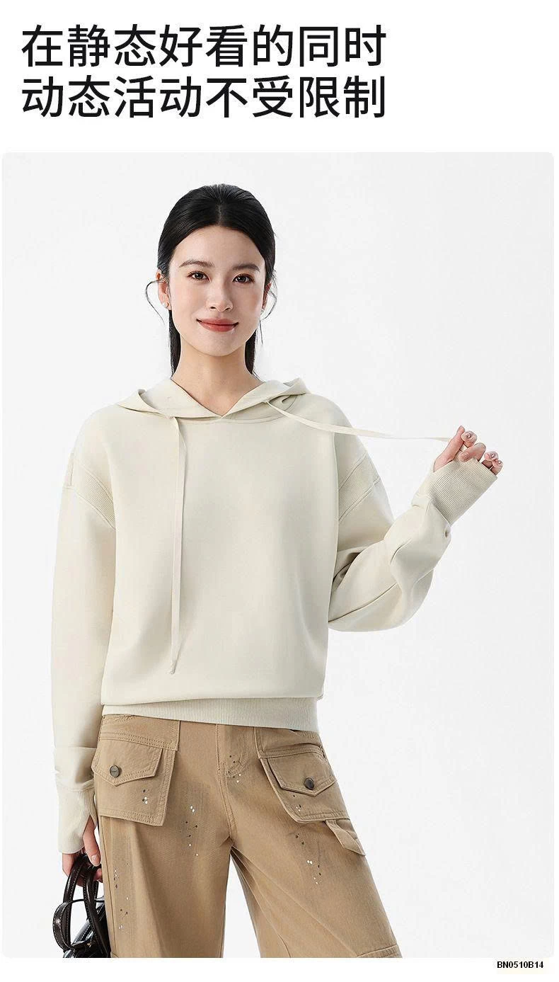 ÁO HOODIE TRƠN MÀU NỮ